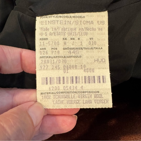 Hugo Boss Virgin Wool 3 Button Blazer Sport Coat - Picture 8 of 9